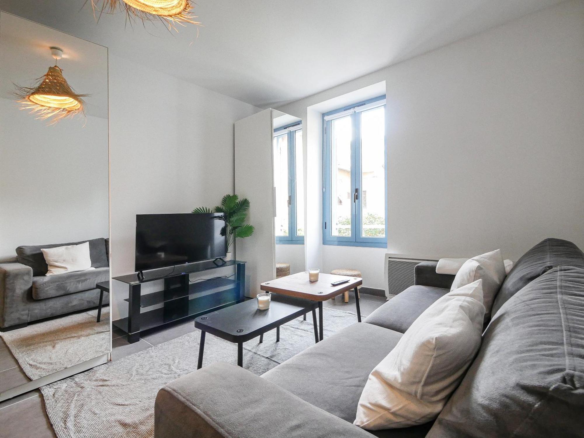 Renovated 2 Monaco Border Apartment